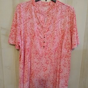 Kim Rogers XXL Shades of Orange Blouse